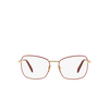 Prada PR 53ZV Eyeglasses 12F1O1 etruscan / gold - product thumbnail 1/4