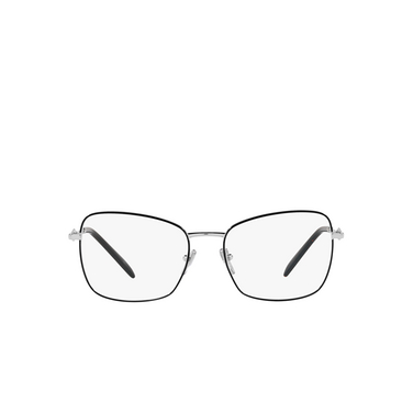 Prada PR 53ZV Eyeglasses 1ab1o1 black / silver - front view