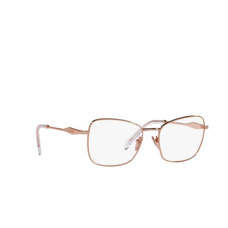 Prada PR 53ZV Eyeglasses SVF1O1 pink gold - 2/4