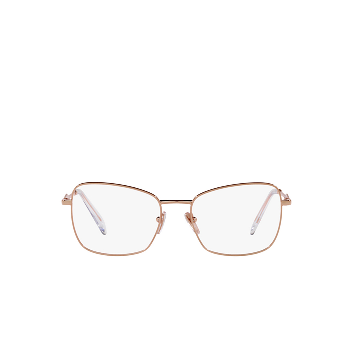 Prada PR 53ZV Eyeglasses SVF1O1 Pink Gold - front view
