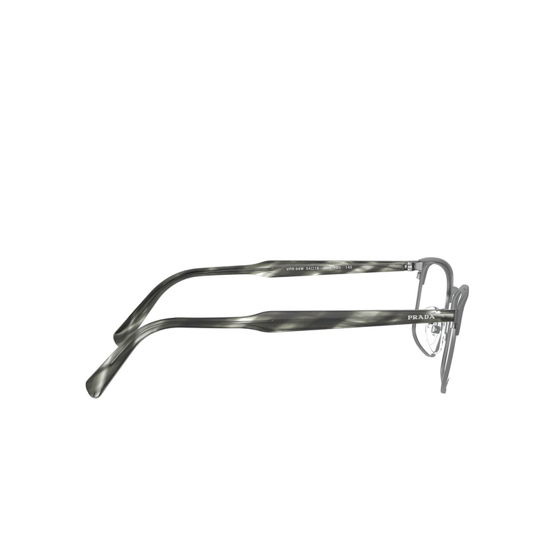 Prada PR 54WV Eyeglasses 7CQ1O1 matte gunmetal - 3/4