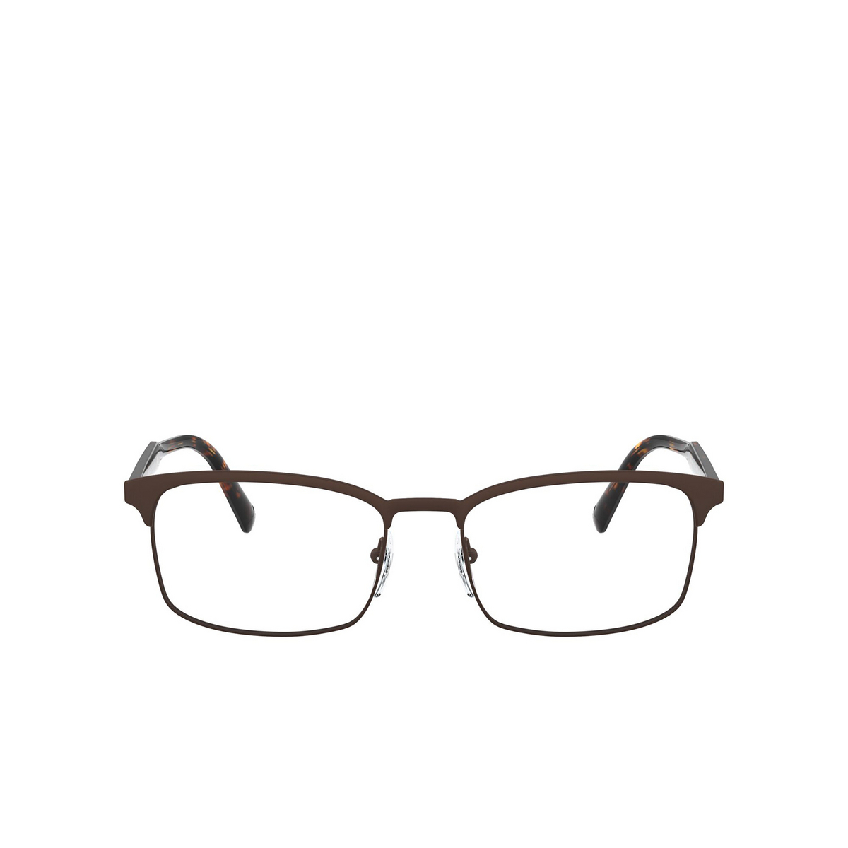 Prada® Rectangle Eyeglasses: PR 54WV color Matte Burnished GAP1O1 - front view.