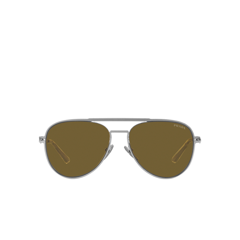 Prada PR 54ZS Sunglasses 16F01T matte gunmetal / shiny - 1/4