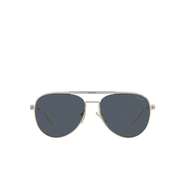 Prada PR 54ZS Sunglasses 17f09t silver / pale gold - front view