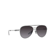 Prada PR 54ZS Sunglasses 1BC09S silver - product thumbnail 2/4