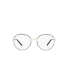 Prada PR 55WV Eyeglasses AAV1O1 pale gold / black - product thumbnail 1/4