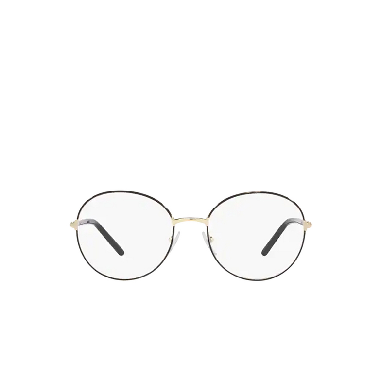 Prada PR 55WV Eyeglasses AAV1O1 pale gold / black - 1/4