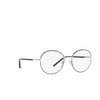 Prada PR 55WV Eyeglasses AAV1O1 pale gold / black - product thumbnail 2/4