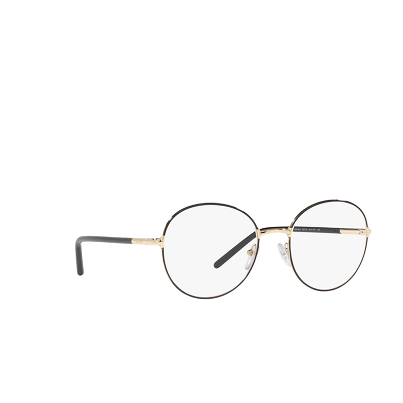 Prada PR 55WV Eyeglasses AAV1O1 pale gold / black - 2/4