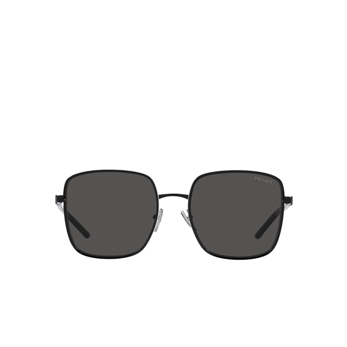 Prada PR 55YS Sunglasses 1AB5S0 Black - front view