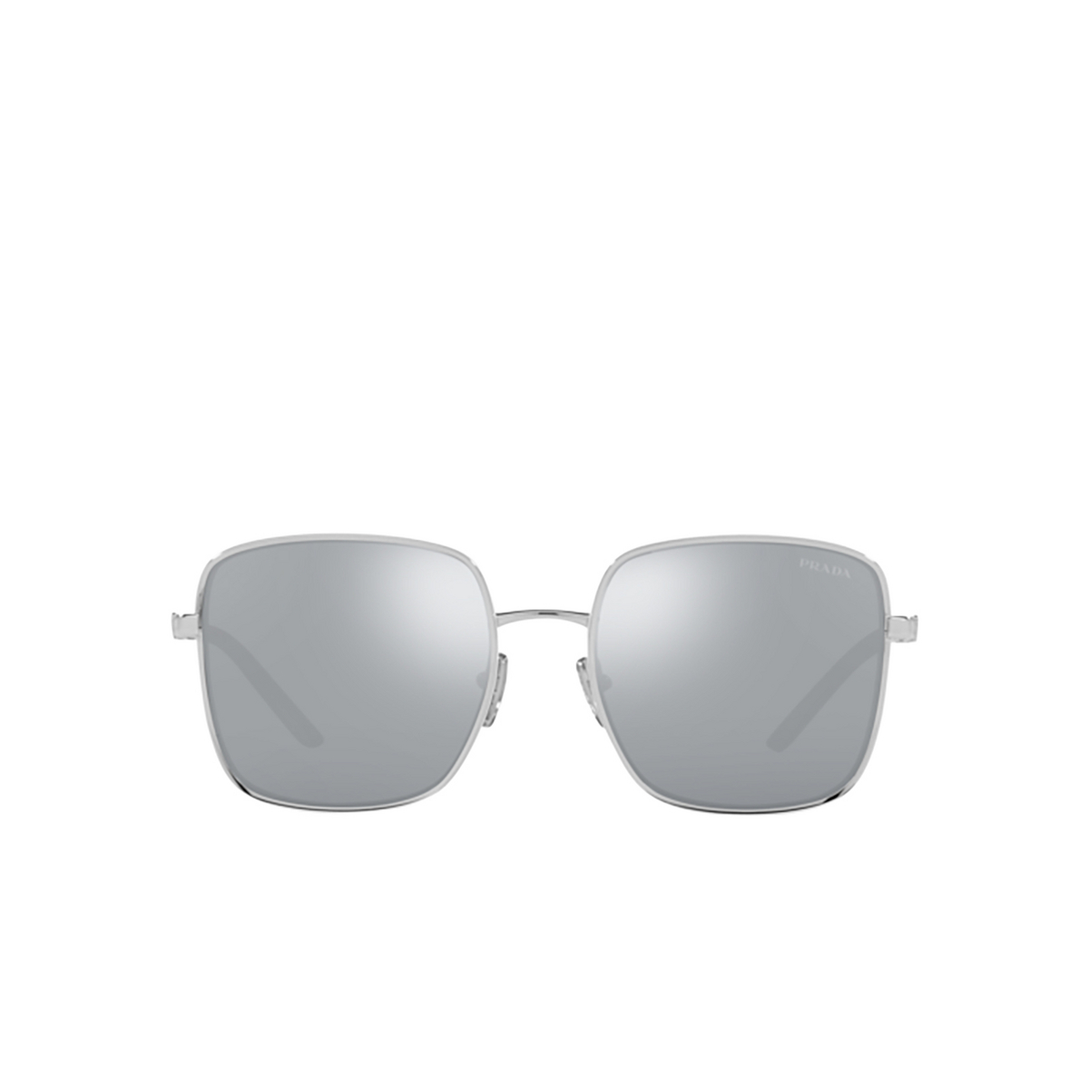 Prada PR 55YS Sunglasses 1BC02R Silver - front view