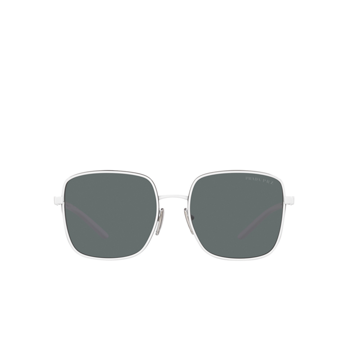Prada PR 55YS Sunglasses 4615Z1 White - front view