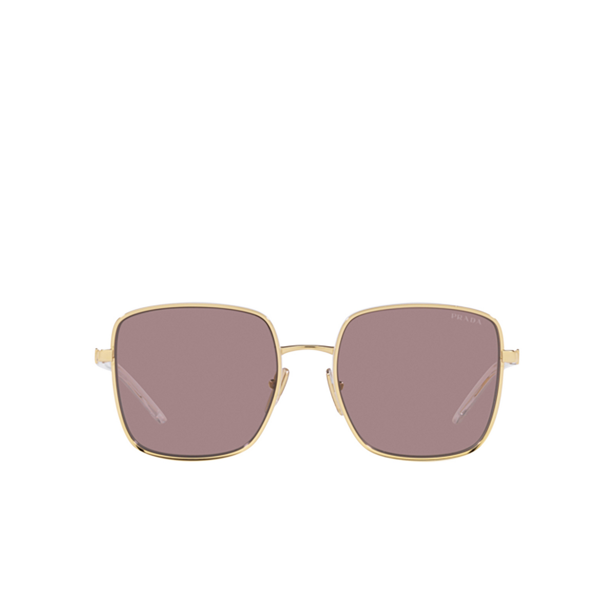 Prada PR 55YS Sunglasses ZVN06I Pale Gold - front view