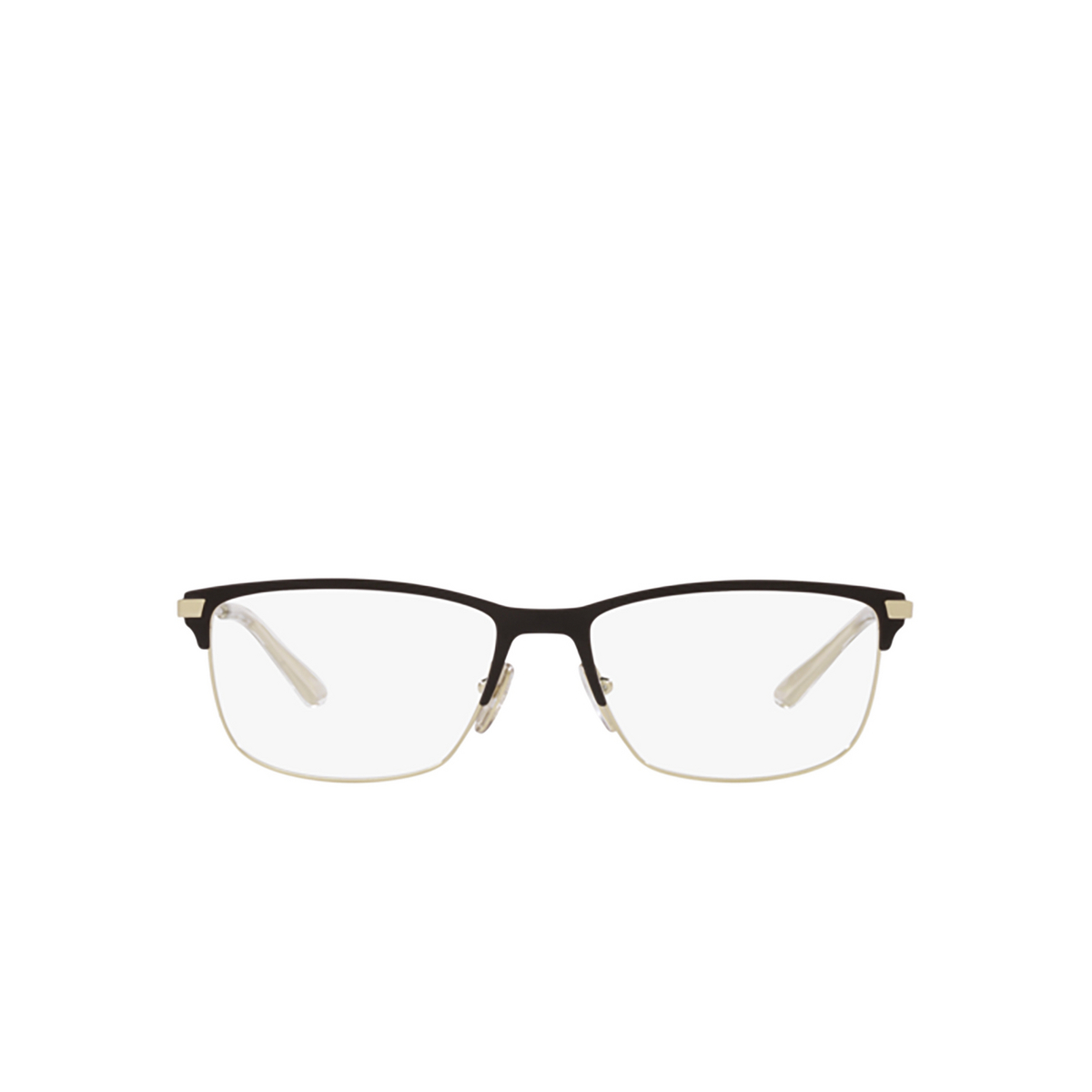 Prada PR 55ZV Eyeglasses 02Q1O1 Matte Burnished / Pale Gold - front view