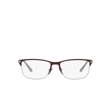 Lunettes de vue Prada PR 55ZV 12g1o1 matte etruscan / gunmetal - Vue de face