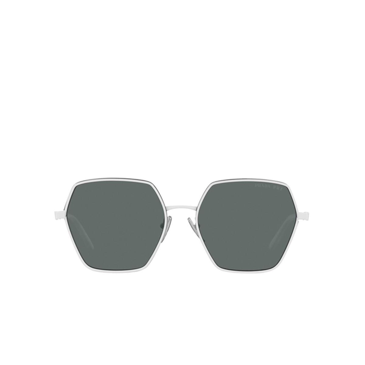 Prada PR 56YS Sunglasses 4615Z1 White - front view