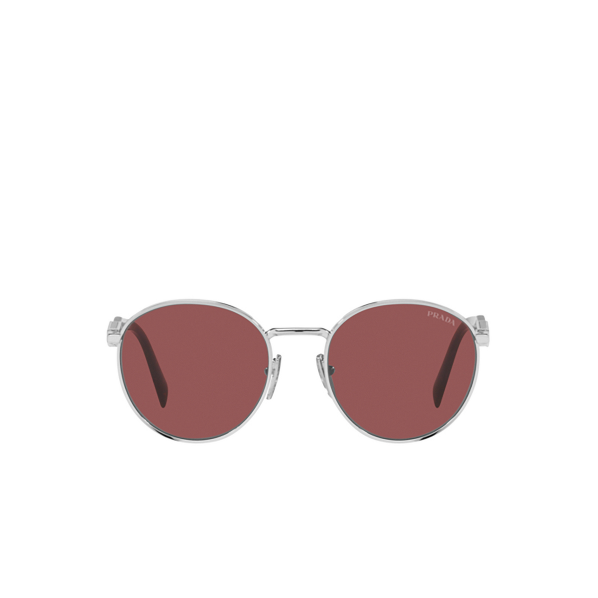 Prada PR 56ZS Sunglasses 1BC08S Silver - front view
