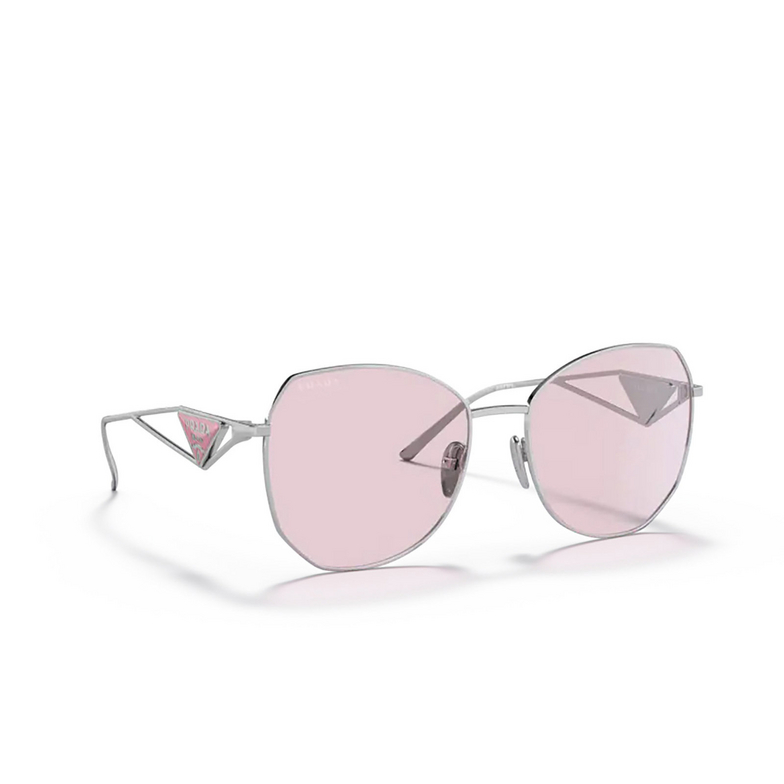 Prada PR 57YS Sunglasses 1BC06R silver - 2/4