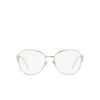 Prada PR 57YS Sunglasses ZVN08N pale gold - product thumbnail 1/4