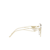 Prada PR 57YS Sunglasses ZVN08N pale gold - product thumbnail 3/4