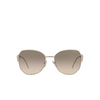 Prada PR 57YS Sunglasses ZVN3D0 pale gold - product thumbnail 1/4