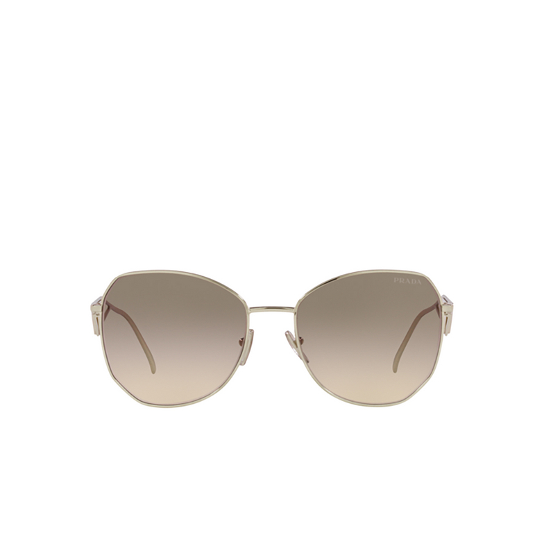 Prada PR 57YS Sunglasses ZVN3D0 pale gold - 1/4