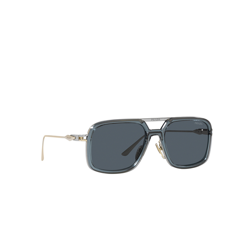 Prada PR 57ZS Sunglasses 19F09T transparent graphite - 2/4
