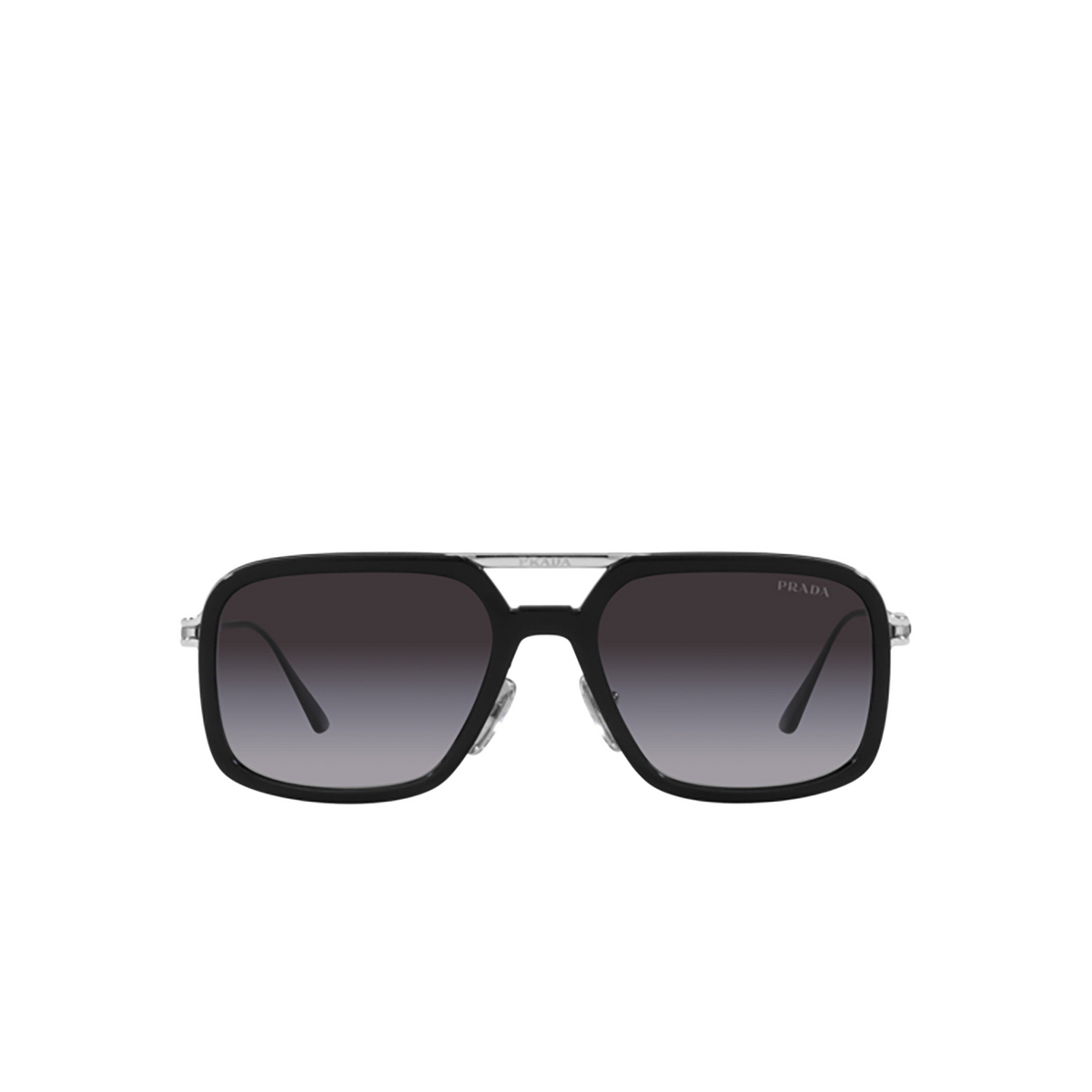 Prada PR 57ZS Sunglasses 1AB09S Black - front view