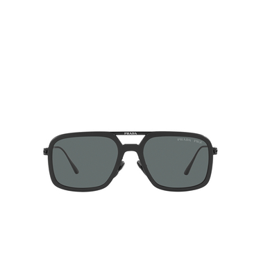 Prada PR 57ZS Sunglasses 1BO5Z1 matte black - front view