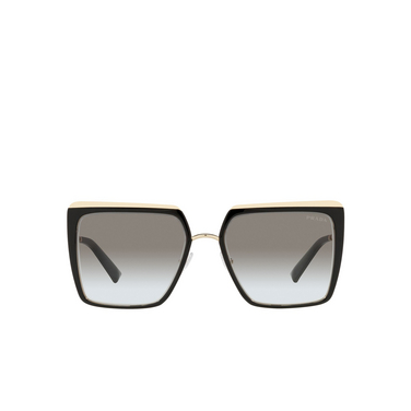 Prada PR 58WS Sunglasses aav0a7 black / pale gold - front view