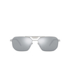 Prada PR 58YS Sunglasses 1BC02R silver - product thumbnail 1/4