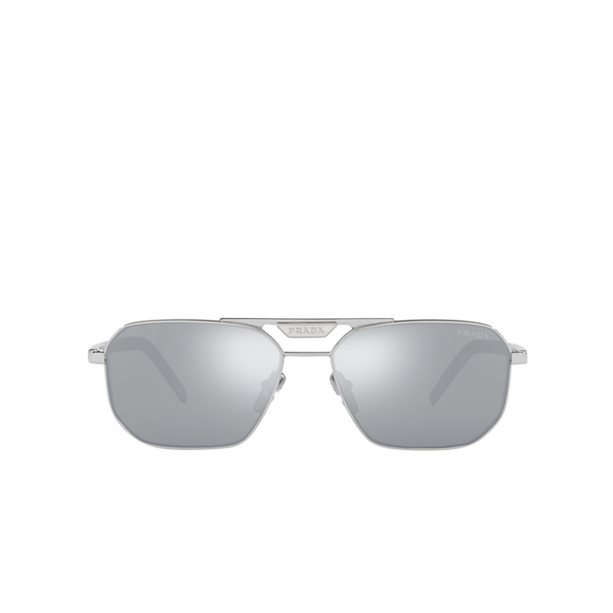 Prada PR 58YS Sunglasses 1BC02R Silver - front view