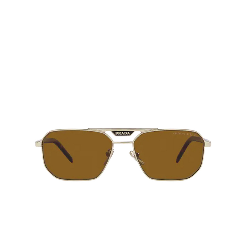 Prada PR 58YS Sunglasses ZVN5Y1 pale gold - 1/4