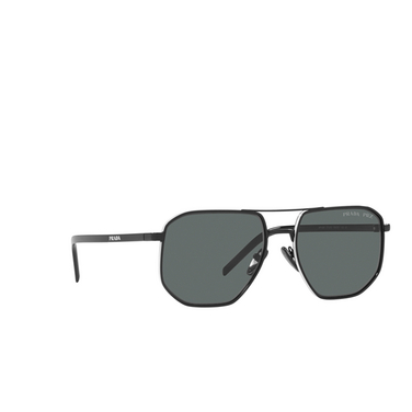 Prada PR 59YS Sunglasses 1AB5Z1 black - three-quarters view