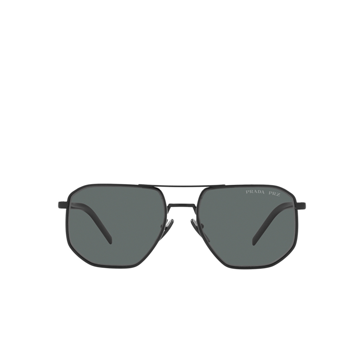 Prada PR 59YS Sunglasses 1AB5Z1 Black - front view