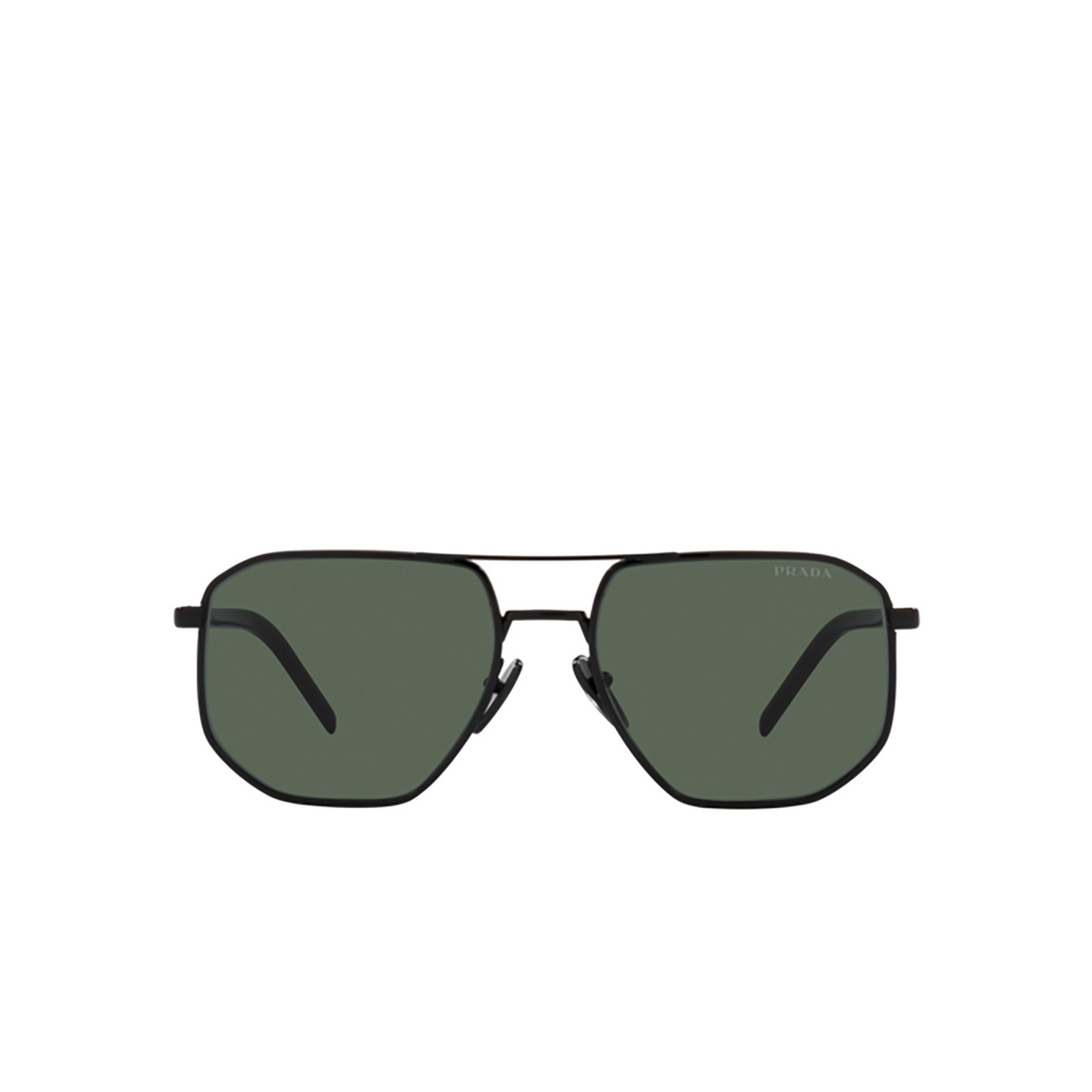 Prada PR 59YS Sunglasses 1AB728 Black - front view