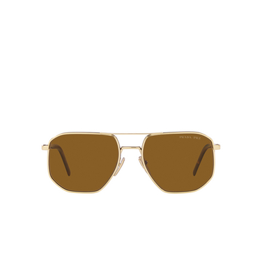 Prada PR 59YS Sunglasses ZVN5Y1 pale gold - front view