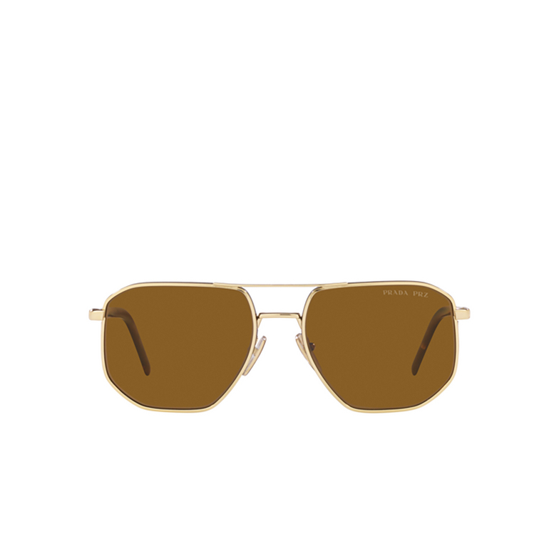 Prada PR 59YS Sunglasses ZVN5Y1 pale gold - 1/4