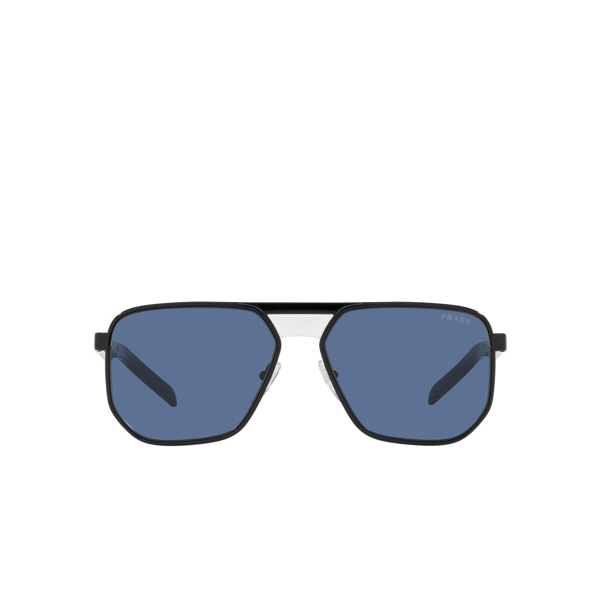 Prada PR 60WS Sunglasses 09S06A Black / Blue - front view