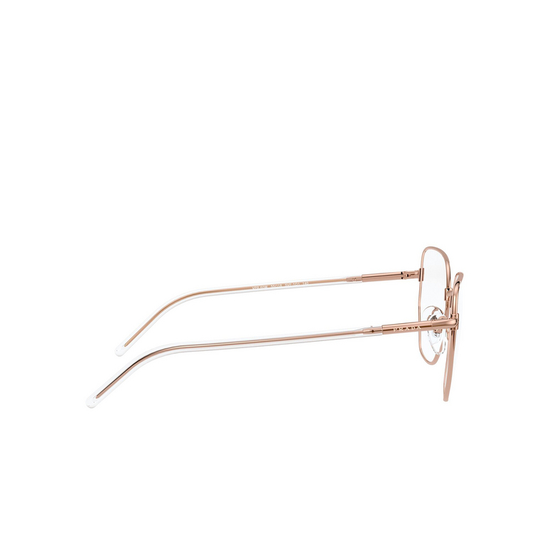 Prada PR 60WV Eyeglasses SVF1O1 pink gold - 3/4