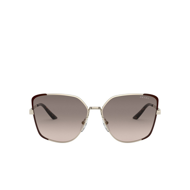 Prada PR 60XS Sunglasses KOF3D0 pale gold / brown - front view