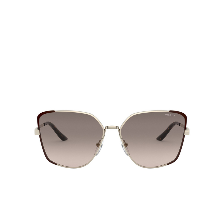 Prada PR 60XS Sunglasses KOF3D0 pale gold / brown - 1/4