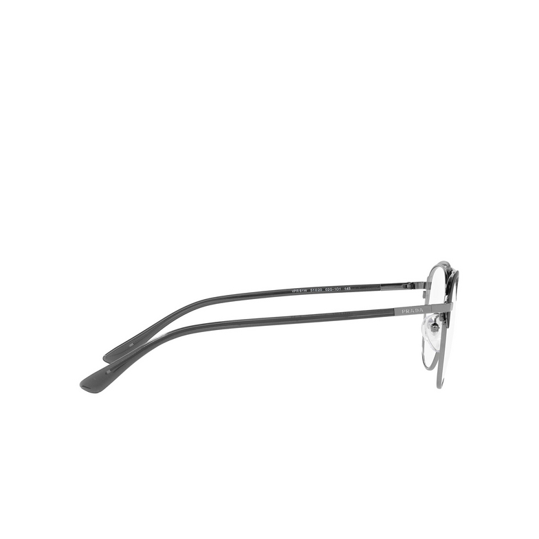 Prada PR 61WV Eyeglasses 02G1O1 matte black / gunmetal - 3/4