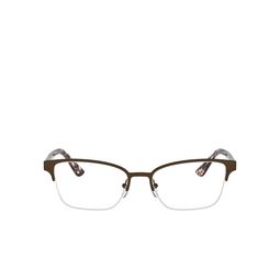 Prada® Cat-eye Eyeglasses: PR 61XV color Matte Cocoa ROU1O1.