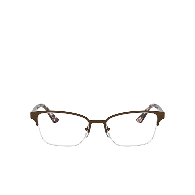 Prada PR 61XV Eyeglasses ROU1O1 matte cocoa - 1/4