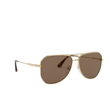 Prada PR 63XS Sunglasses 5AK05D gold - three-quarters view