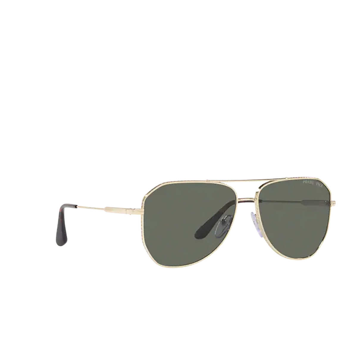 Prada PR 63XS Sunglasses ZVN03R Pale Gold - three-quarters view