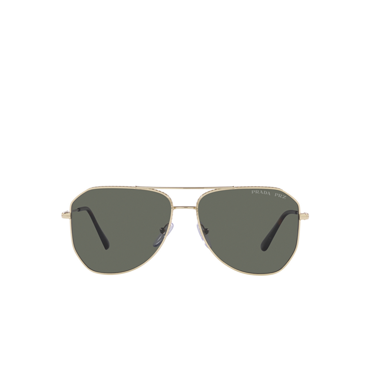 Prada PR 63XS Sunglasses ZVN03R Pale Gold - front view
