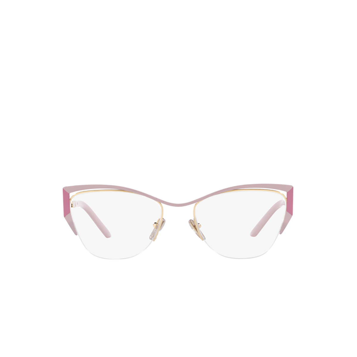 Prada PR 63YV Eyeglasses 14A1O1 Alabaster / Begonia / Pale Gold - front view