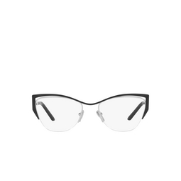 Prada® Butterfly Eyeglasses: PR 63YV color GAQ1O1 Silver / Black 